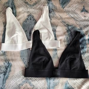 SKIMS Cotton Plunge Bralette